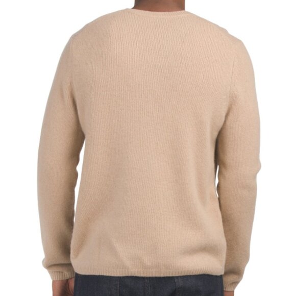 VINCE Camel Cashmere Long Sleeve Crew Neck Sweater - Picture 4 of 4